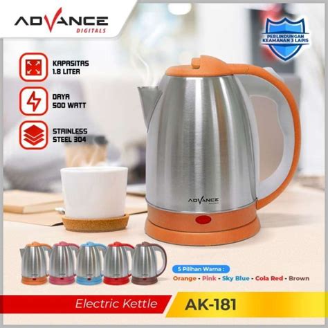 Promo Advance Ak Kettle Listrik Teko Listrik Kapasitas L W