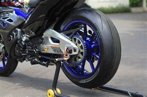 MX King 150 Pakai Swing Arm RSV4 Dan Ohlins CBR1000RR Begini Hasilnya