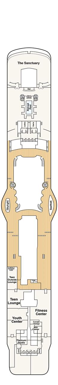 Royal Princess Deck plan & cabin plan