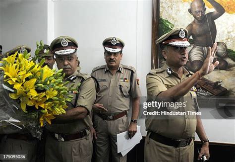 Bhim Sain Bassi Takes Over As Delhi Police Commissioner Stock Fotos Und