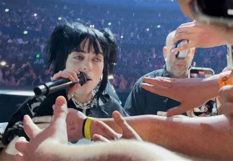 Billie Eilish Performing At The Qudos Bank Arena In Sydney Australia