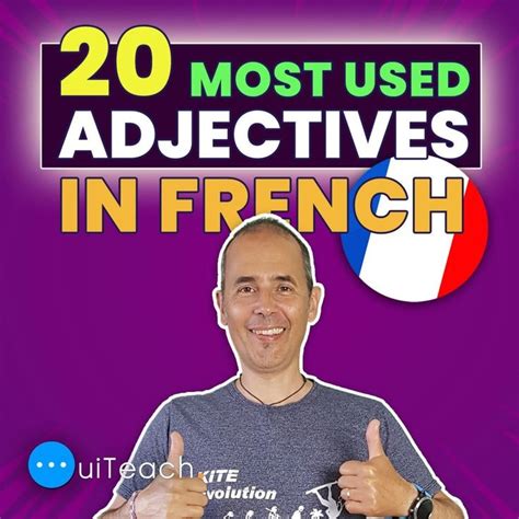 20 Most Used And Common French Adjectives