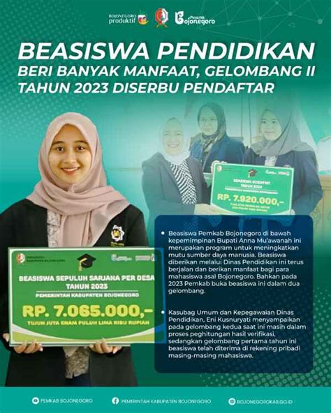 Banyak Manfaat Beasiswa Pendidikan Bojonegoro Gelombang Ii