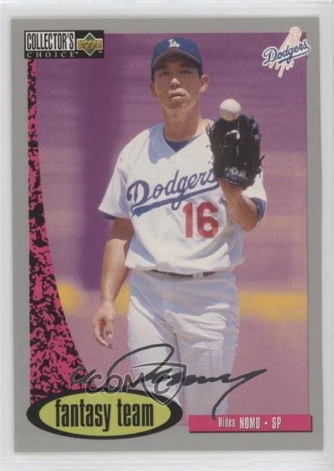 Upper Deck Collector S Choice Silver Signature Hideo Nomo