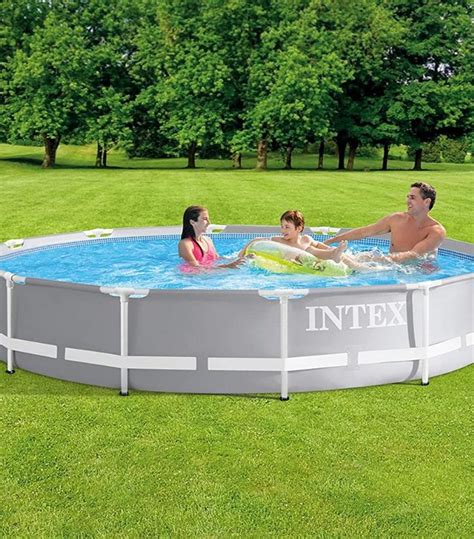 Intex 26711eh Prism Frame Premium Above Ground Swimming Pool Set 12ft X 30in Includes 530 Gph