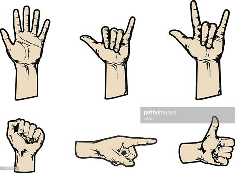 Cartoon Male Hand Gestures High Res Vector Graphic Getty Images