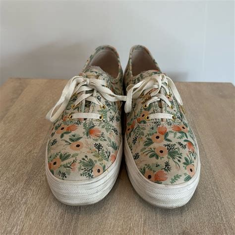 Keds X Rifle Paper Co Triple Kick Wildflower Sneakers Gem