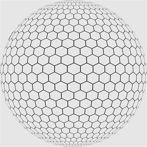 Spherical Geometry Hex Map Hexagonal Tiling Tabla Tessellation Hex