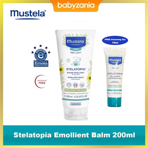 Jual Mustela Stelatopia Emollient Balm 200ml Shopee Indonesia