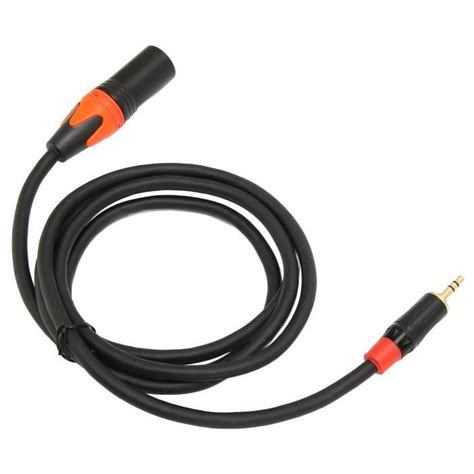 HURRISE câble audio 3 Câble adaptateur 3 5 mm vers XLR Mini Jack Aux