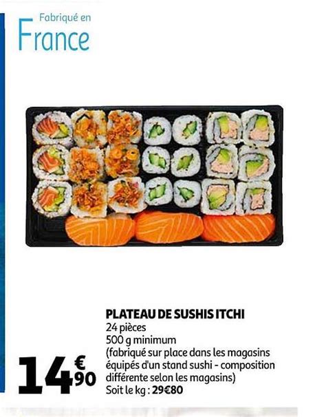 Promo Plateau De Sushis Itchi Chez Auchan Icatalogue Fr