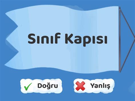 TürkÇe 6 sınıf Belirtisiz isim tamlamaları True or false