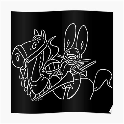 Crusader Rabbit Poster By DianeJWyman Redbubble