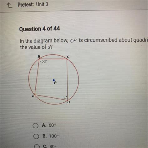 See Pretest Unit 3Question 4 Of 44In The Diagram Below OP Is