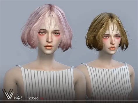 Sims 4 Wings Hair