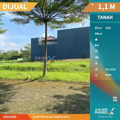 Harga Murah Tanah Kavling Di Cluster Valley Araya Golf Malang