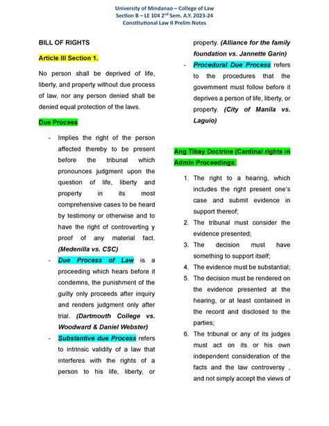 Constitutional Law Ii Pdf Section B Le 104 2 Nd Sem A 2023 24