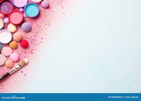 Make Up Themed Background Large Copy Space Stock Picture Backdrop