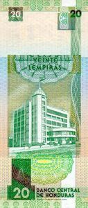 Banknote Lempiras Honduras Issues Wor P E