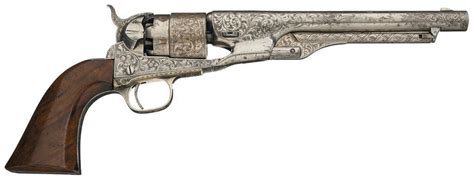 Attractive New York Engraved Colt Model 1860 Army Revolver Rock Island Auction