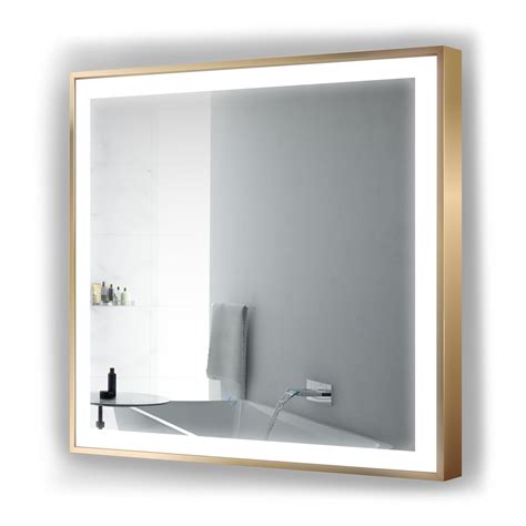 Gold Frame Bathroom Mirror – Rispa