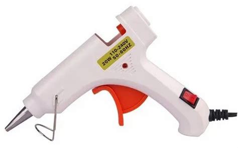 NATURE INDUSTRIES Mini 20w 20 Watt Hot Melt Glue Gun 7mm White And 5 Sticks At 85 Piece In