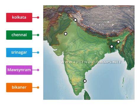 India Physical Features Locate And Identify Type Of Climate