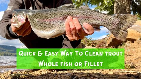 How To Clean Trout Quick Easy DO THIS ASAP For The BEST Tasting