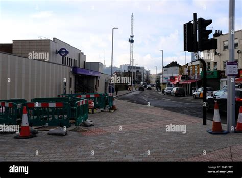 LONDON - 23RD JANUARY 2021: Maryland Station on the TFL and Elizabeth ...