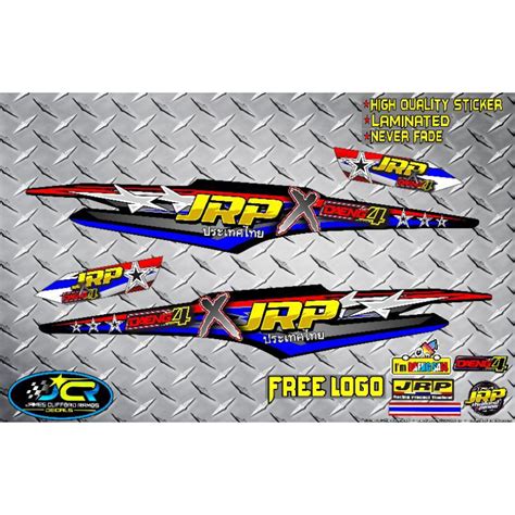 Honda Wave Jrp X Daeng Sai Stock Decals Sticker Shopee Philippines