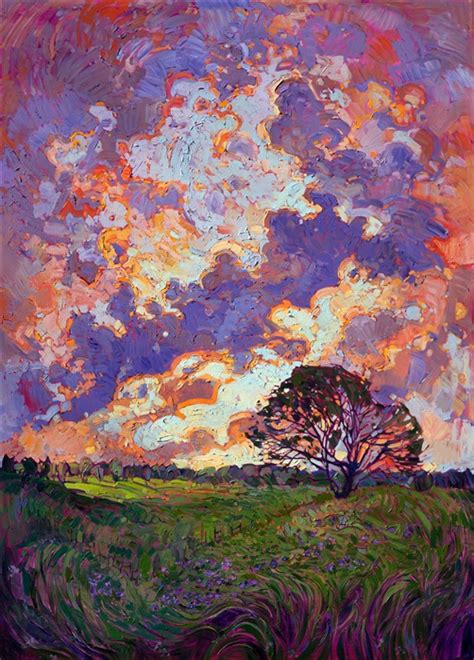 Sky Burst Contemporary Impressionism Paintings By Erin Hanson