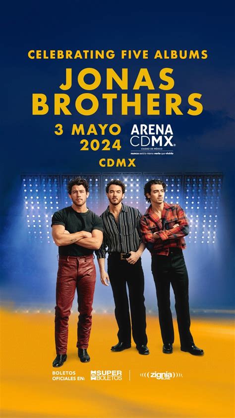 Los JONAS BROTHERS regresan a México en 2024 con THE TOUR MNI NOTICIAS