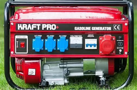 Генератор Kraft Pro+ KP8500W на 4,5 кВт, бензиновый генератор 4.5 кВт ...