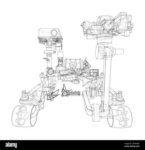 Mars Rover. 3d illustration Stock Photo - Alamy