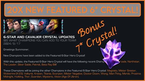 New 6 Featured Crystal Opening Marvel Contest Of Champions Mcoc Youtube