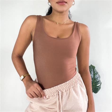 Body Feminino Regata Liso Alcinha Básico Suplex Forro Duplo Shopee Brasil