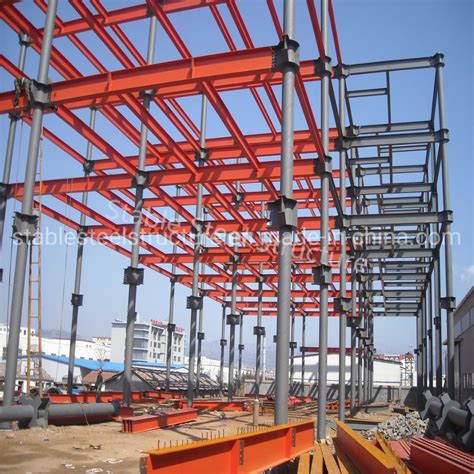 Prefabricated Steel Structure Prefab Metal Frame Building Construction Workshop Shed Steel