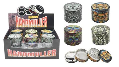 Buy 3d Skull 4 Piece Laser Cut Grinder With Storage Smoke Cartel