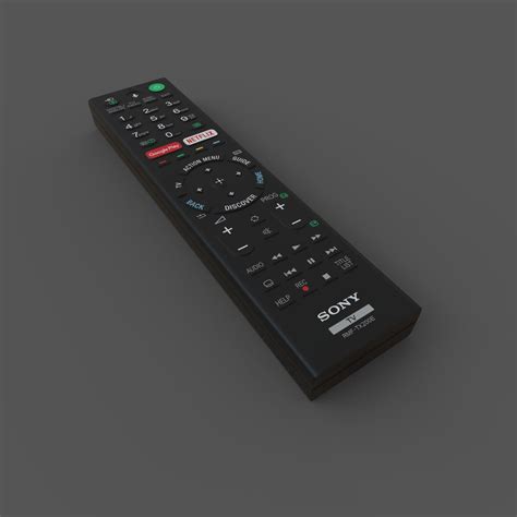 D Remote Control Sony Rmf Tx E Model Turbosquid