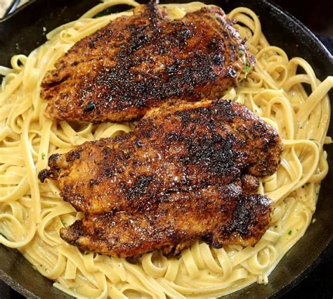 Easy Cajun Blackened Chicken Alfredo Recipe