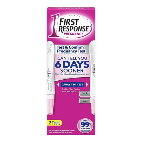 First Response Test & Confirm Pregnancy Test Kits 2 Ways To Test, 2