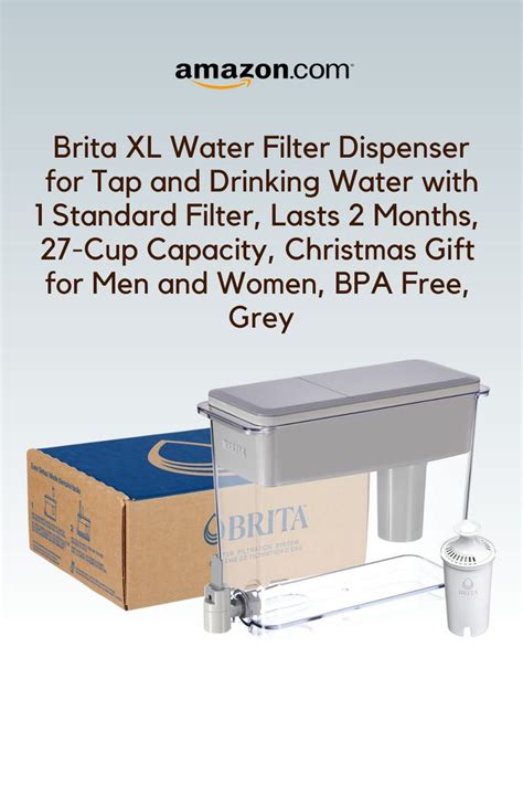 Brita UltraMax Large Water Dispenser With Standard Filter BPA Free