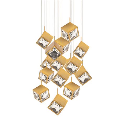 DweLED Ice Cube 15 Light Pendant Wayfair