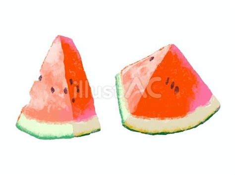 水彩風のすいかイラスト - No: 25114974｜無料イラスト・フリー素材なら「イラストAC」