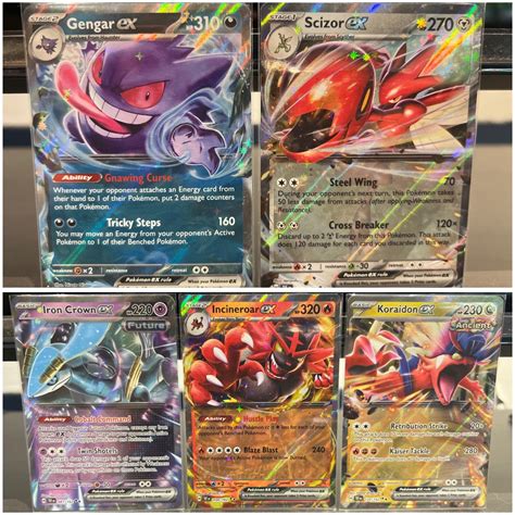 Gengar Ex Scizor Iron Crown Future Koraidon Ex