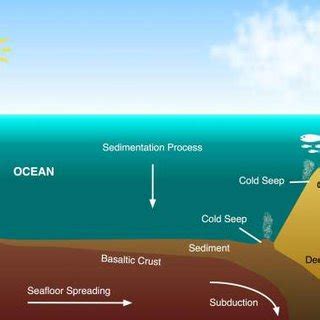 5: Section of typical oceanic crust showing layers as described above ...