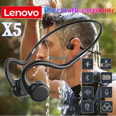 Lenovo X5 X4 X3 Pro Real Bone Conduction Earphones Wireless Headphones