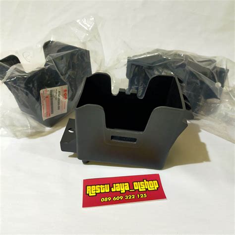 TEMPAT DUDUKAN AKI ACCU BOX AKI ACCU SUZUKI SHOGUN 125 ORIGINAL WADAH