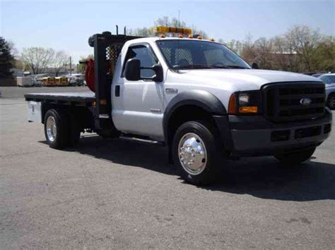 Ford F-550 DIESEL 12 FT FLATBED (2006) : Utility / Service Trucks