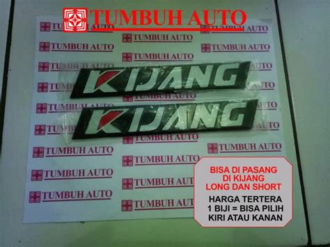 Jual Emblem Tulisan Kijang Samping Kijang Super G Grand Lama Std Rover